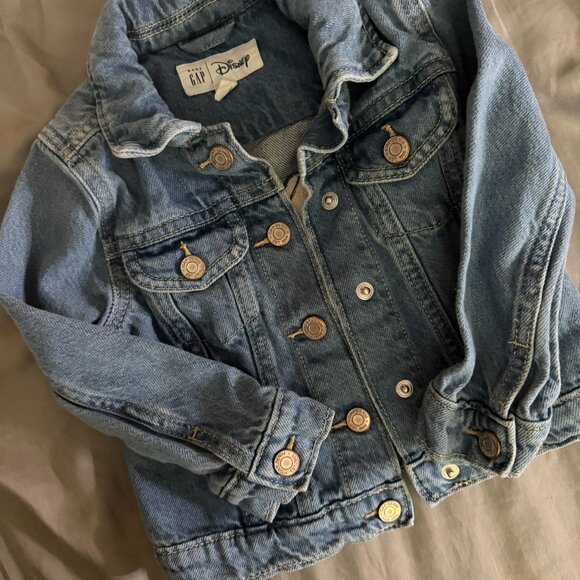 Gap × Disney Baby & Toddler Minnie Mouse Denim Jacket - Picture 2 of 3
